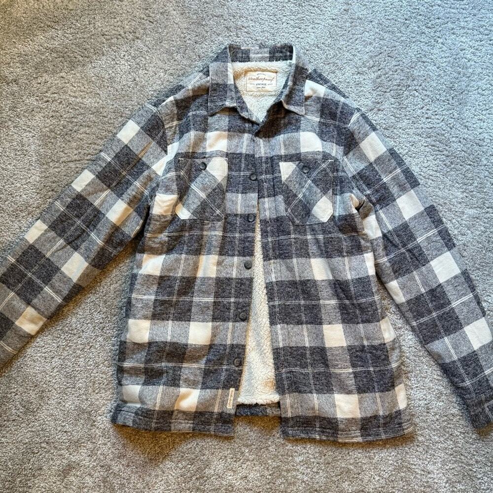 Weatherproof Vintage Sherpa Flannel Jacket